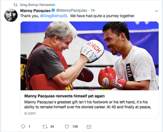Illustration for article titled Sports Illustrated Washes Manny Pacquiao's Balls; Manny Pacquiao Says, "Thank You"